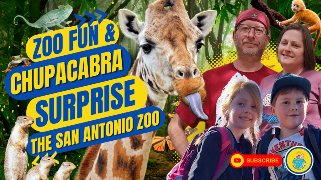 Embark on a wild family adventure at the San Antonio Zoo! Discover mythical creatures, learn about conservation, savor Texas BBQ, and pick up travel tips from our full-time RV family.